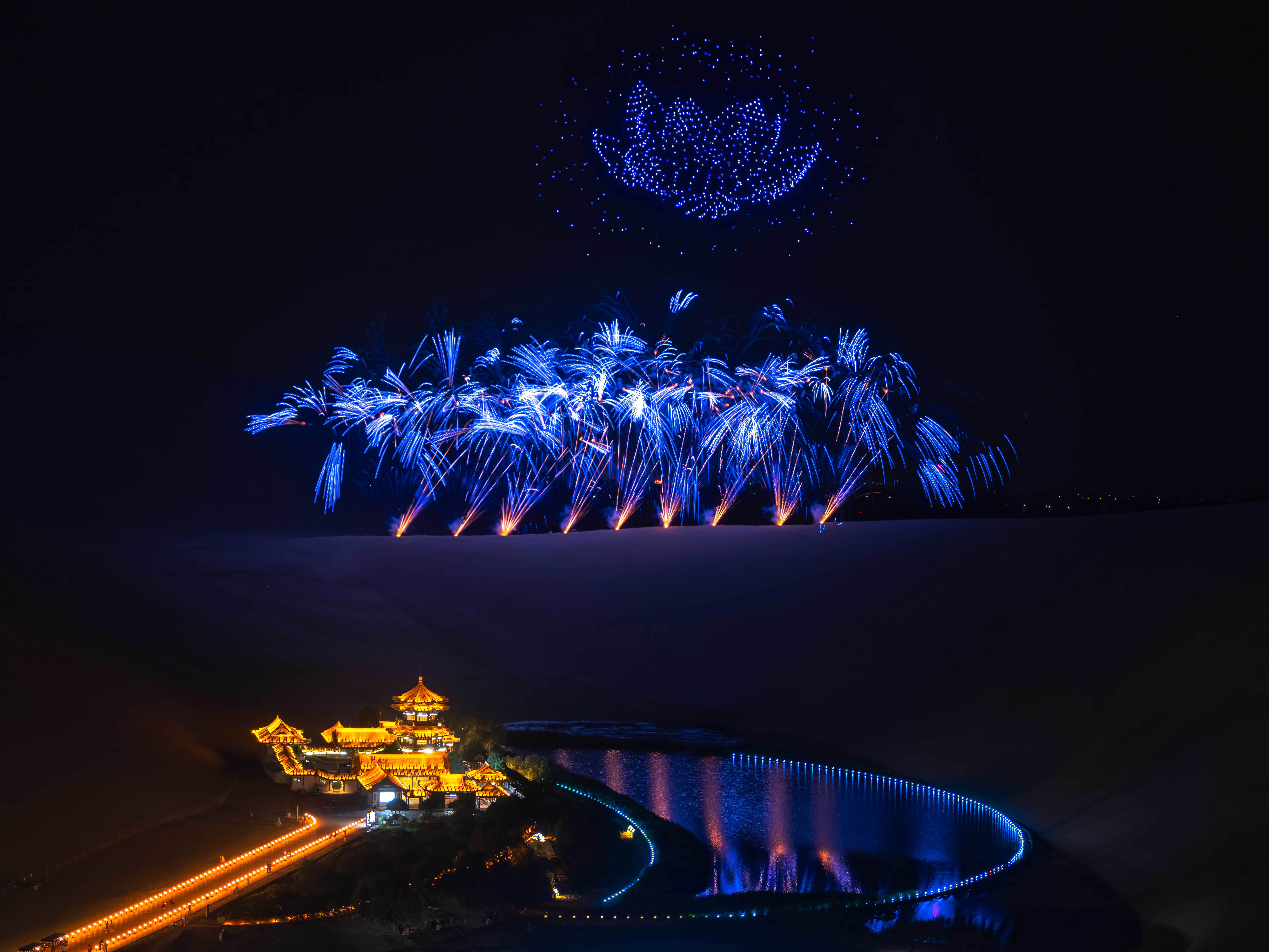 Firework and drone firework service